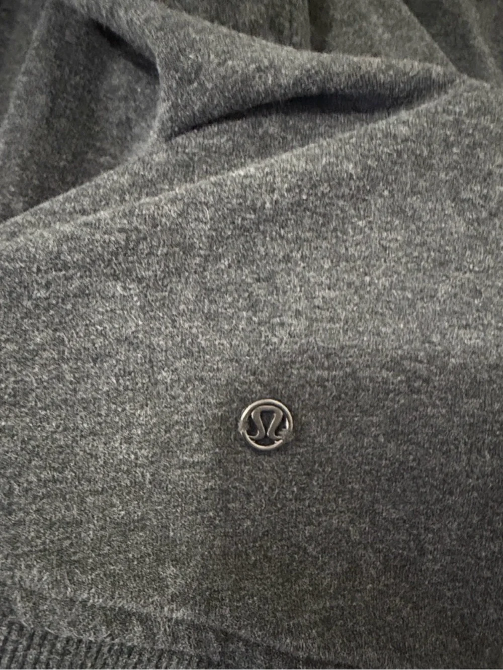 lululemon athletica Charcoal Gray Cowl Neck Sweater